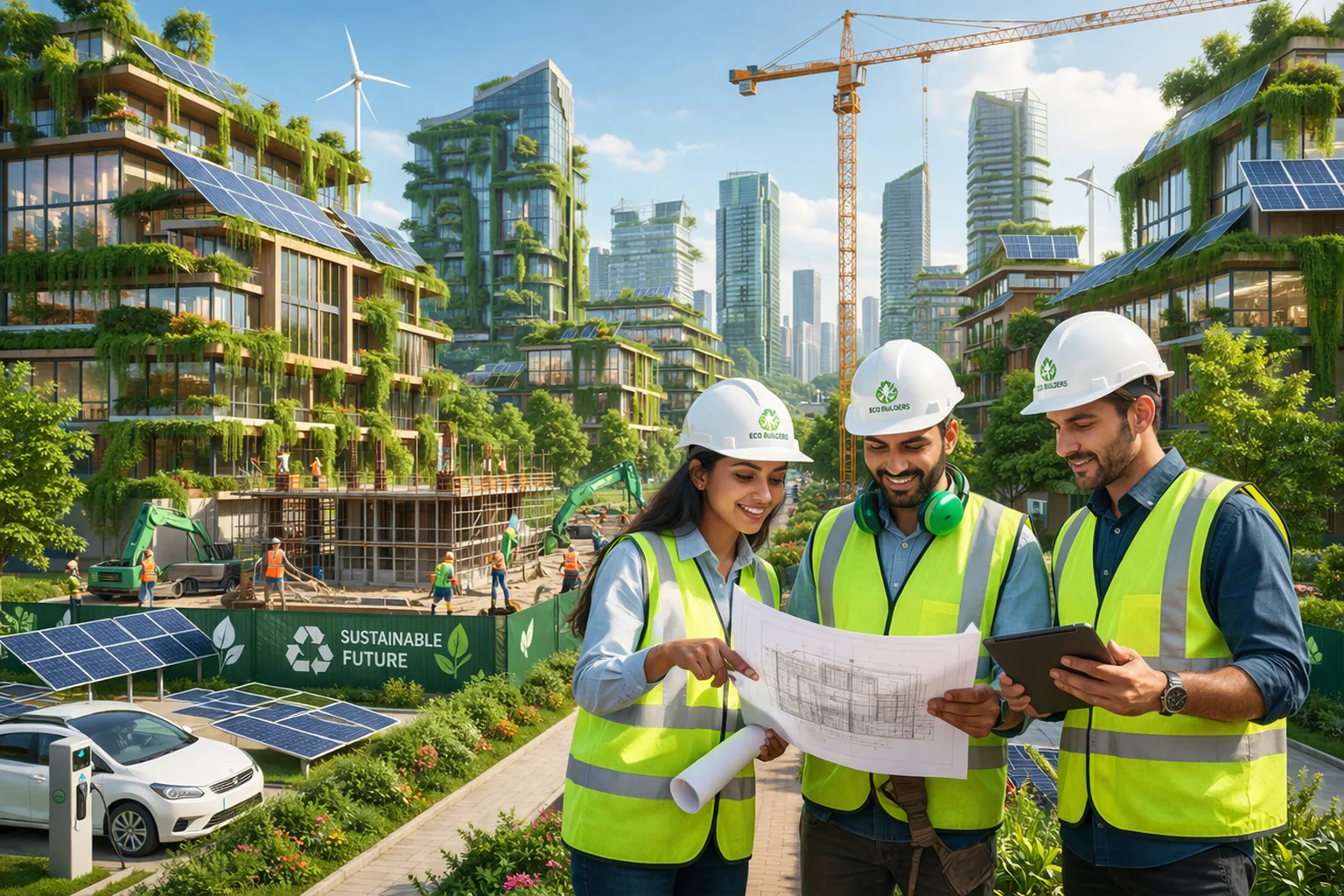 Sustainable Construction: Building the Future with Smart Engineering Solutions